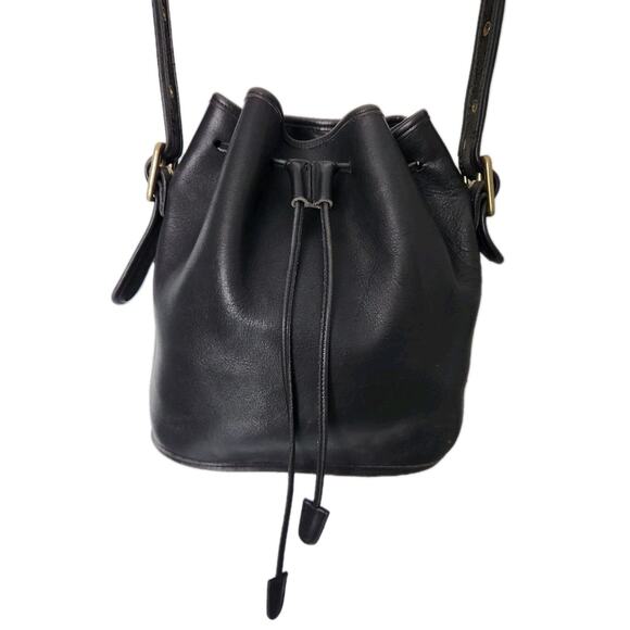 Coach Vintage Lula Smith's Legacy Crossbody Bag Black 9952 Made in USA - Picture 4 of 14